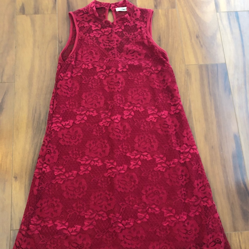 Red Lace Dress